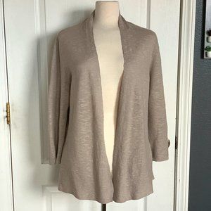 Eileen Fisher lightweight cardigan linen/cotton